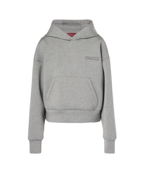 Jersey Hoodie Grau