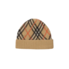 Kariertes Kaschmir-Beanie