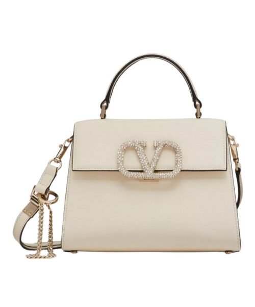 Juwelenbestickung Light Ivory/Crystal 22cm