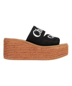 Mules Espadrilles Woody Schwarz