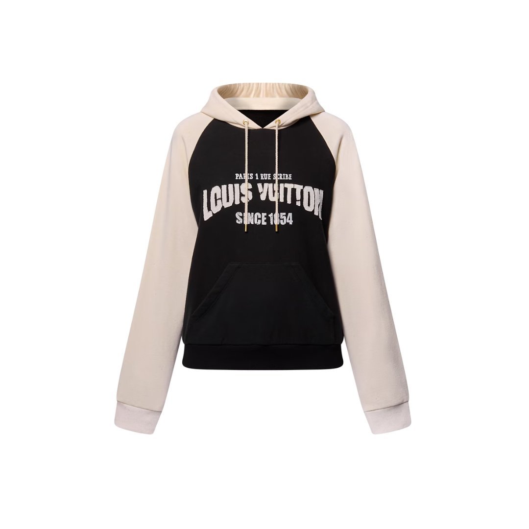 Hoodie Schwarz/Weiß