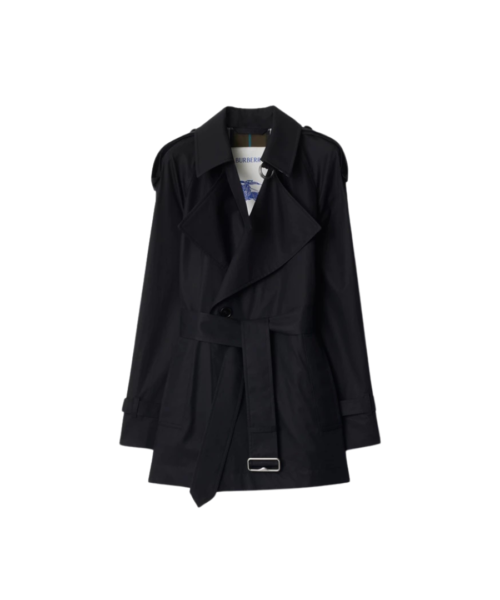 Trenchjacke Schwarz