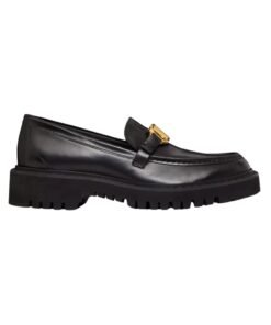 Kalbsleder Loafer Schwarz