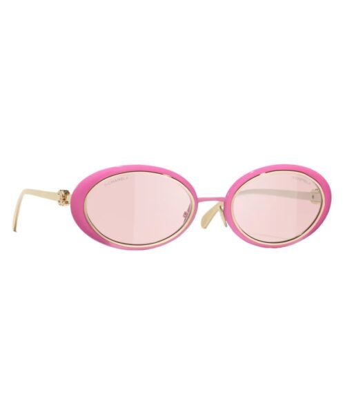 Oval Rosa/Gold