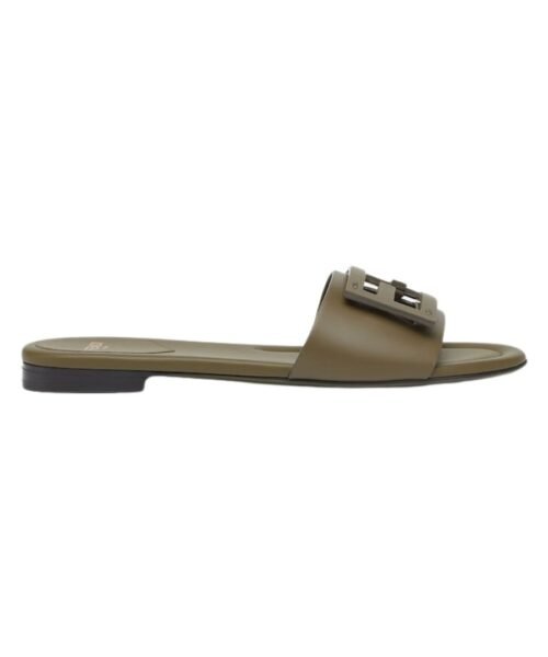 Flip-Flops aus gr?nem Leder