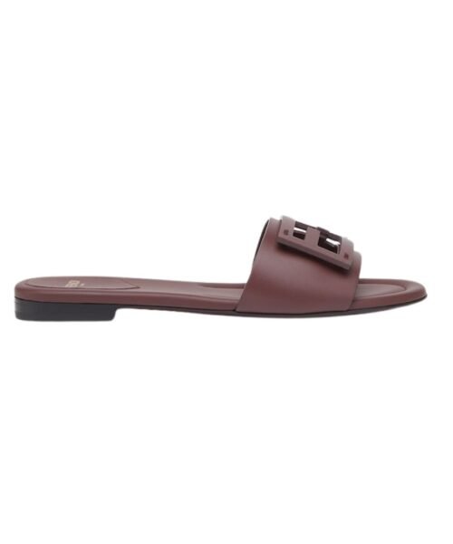 Flip-Flops aus braunem Leder