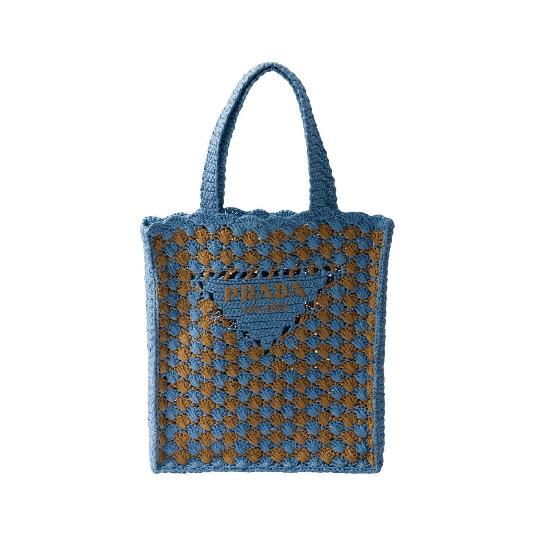 Crochet Himmelblau/Karamell 38 cm