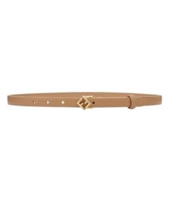Riemen aus beigem Leder 1.5cm