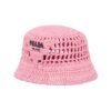 Crochet Bucket Blassrosa