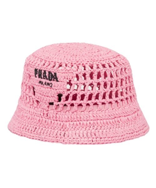 Crochet Bucket Blassrosa