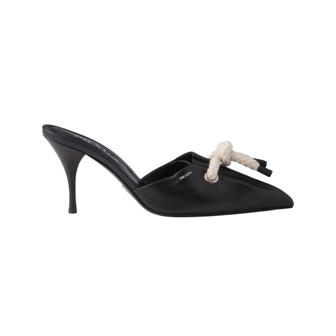 Nappa Leather Schwarz 8.5 cm