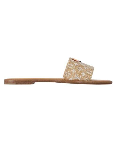 Lily Flat Mule Beige/Braun
