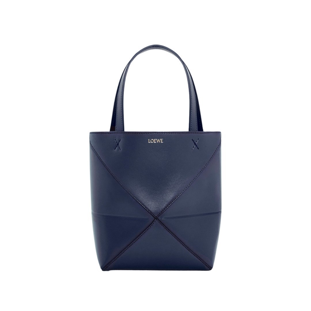 Mini Puzzle Fold Tote Abyss Blau 20cm