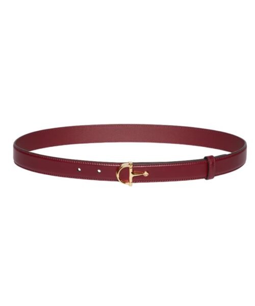 Horsebit Buckle Rot 2 cm
