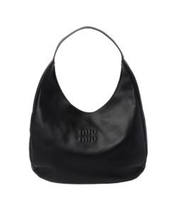 Leder-Hobo 31cm