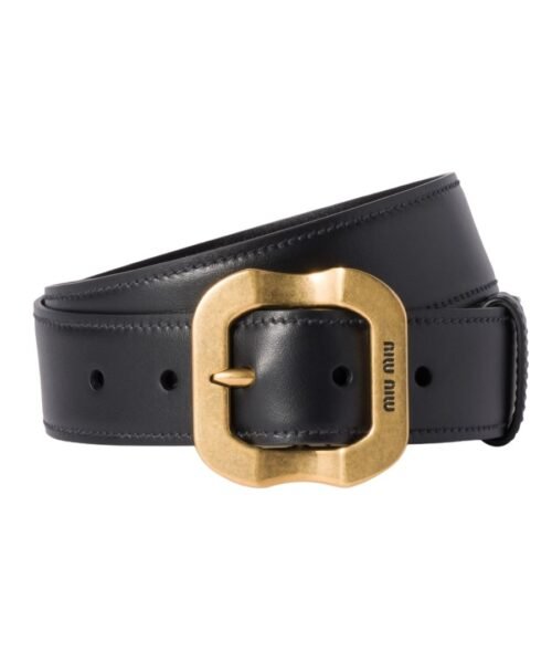 Leder Schwarz  3.5cm