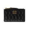 Matelassé-Nappa-Leder-Clutch 8cm