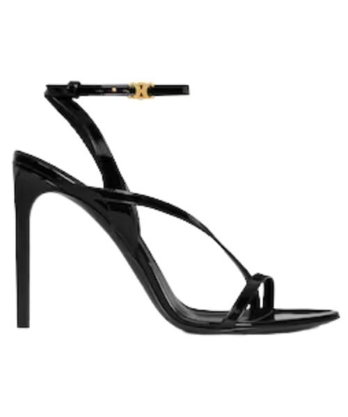 Ava Triomphe Stiletto-Sandalette in Patentkalbsleder