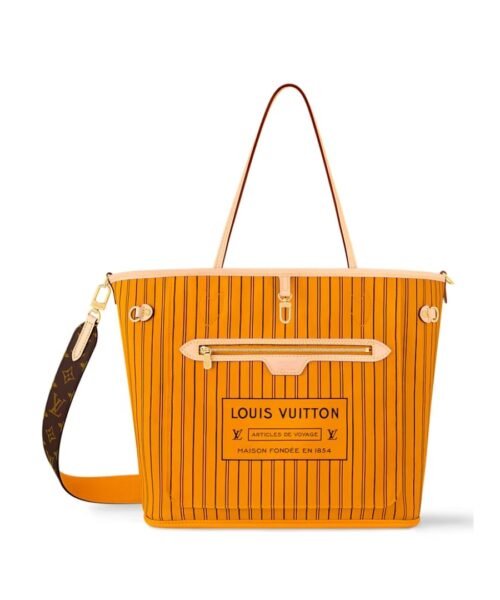 Bandouli?re Inside Out MM Tote-Tasche in Jaune Safran 31cm