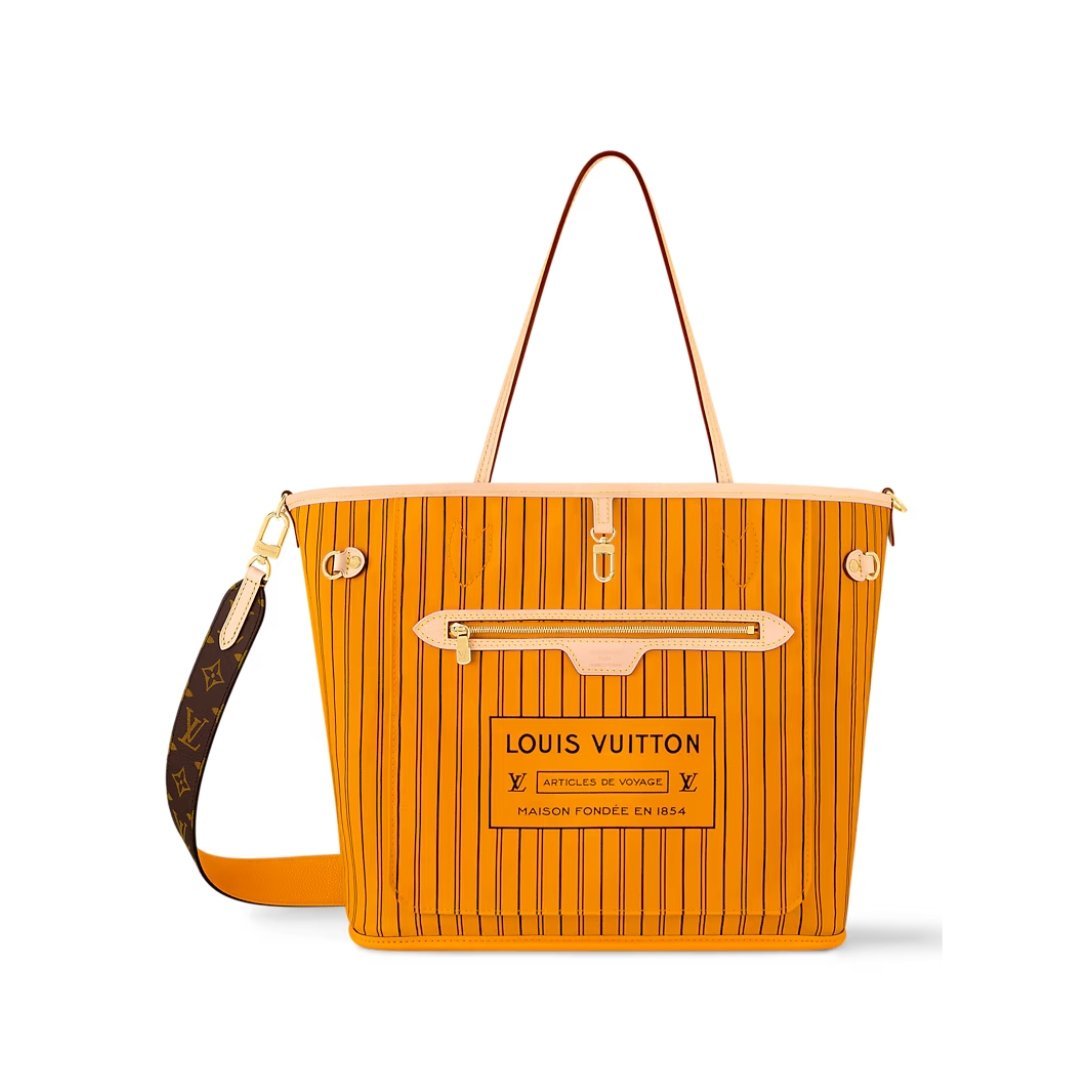Bandoulière Inside Out MM Tote-Tasche in Jaune Safran 31cm