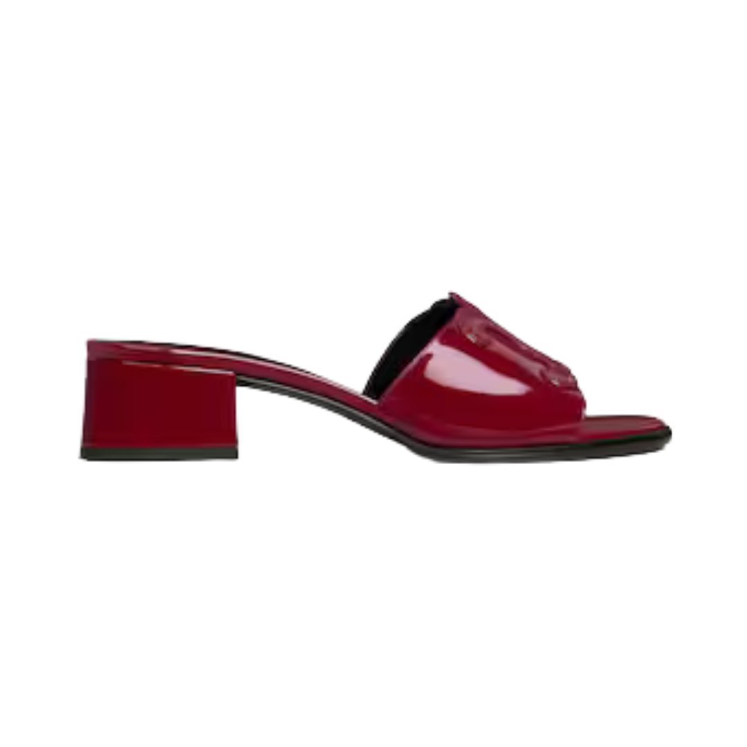 Clemence Lackschuhe Weinrot