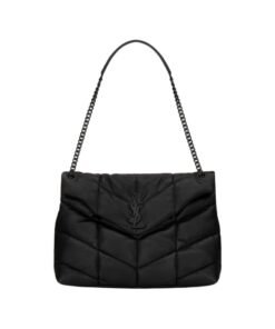 Puffer Medium aus Nappaleder 35cm