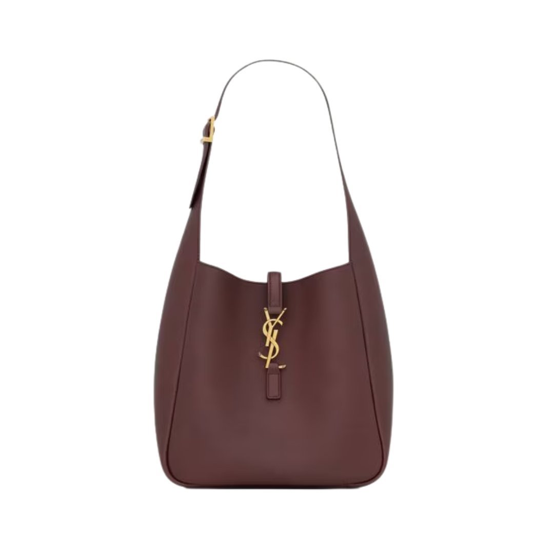 Le 5 à 7 Supple Small aus genarbtem Leder 23cm