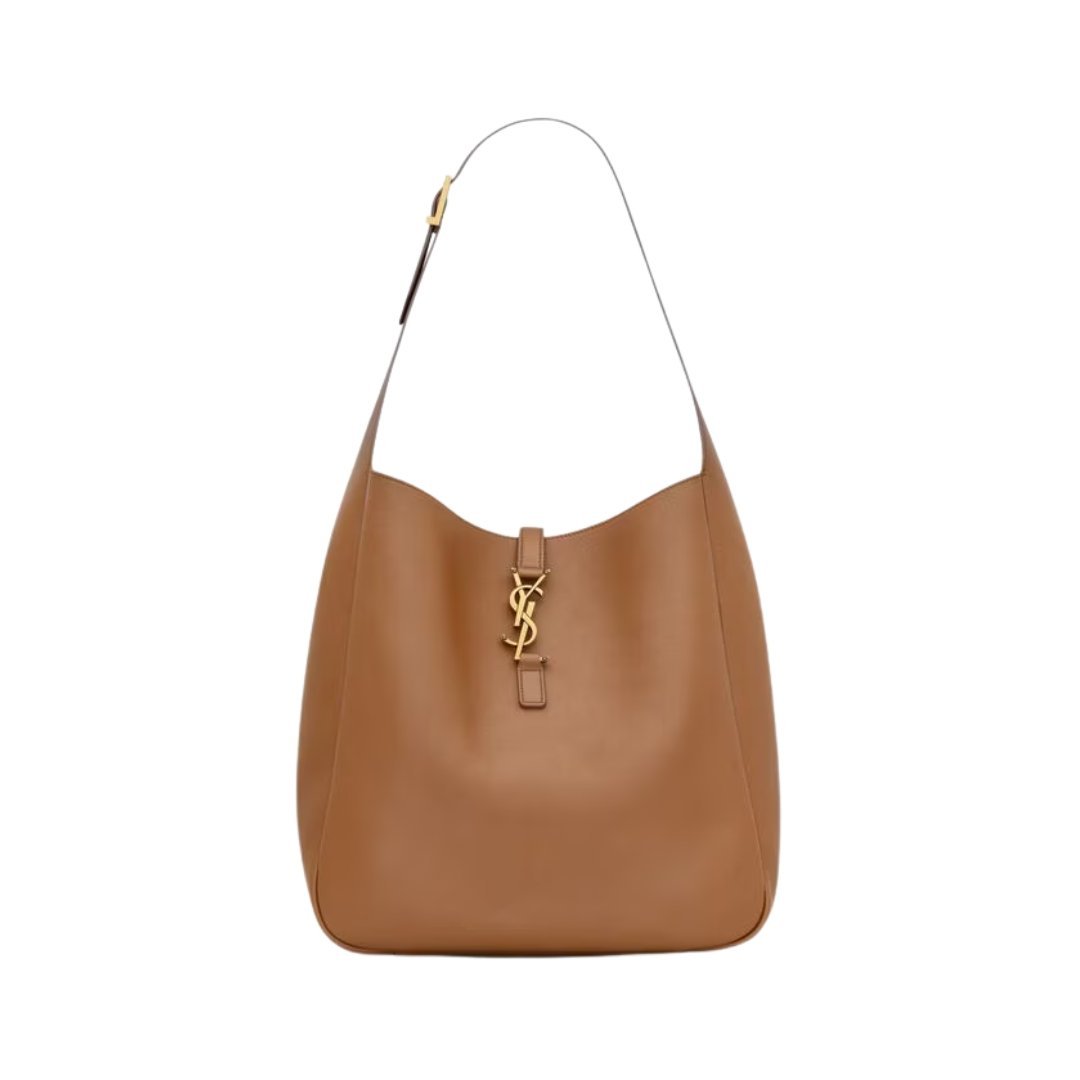 Le 5 à 7 Supple Large aus genarbtem Leder 30cm