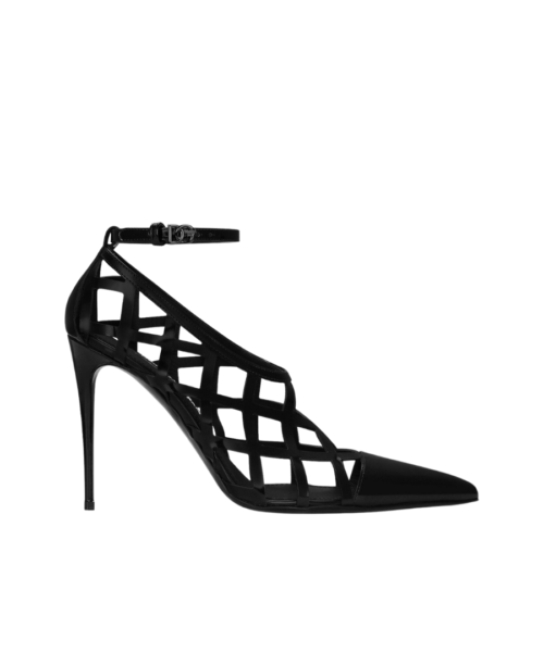 Poliertes Kalbsleder Pumps 10.5cm