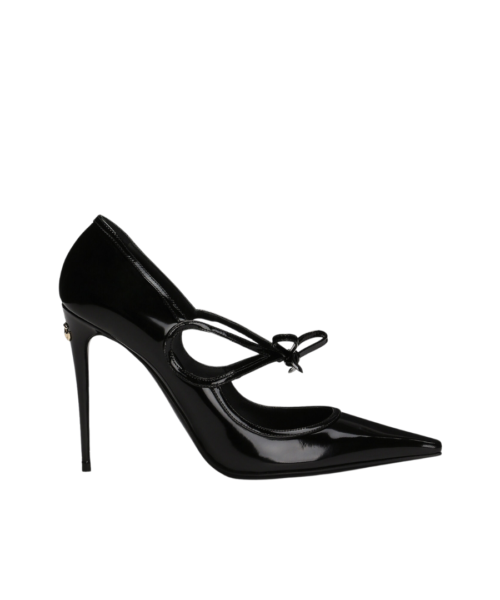 Poliertes Kalbsleder Pumps 10.5cm