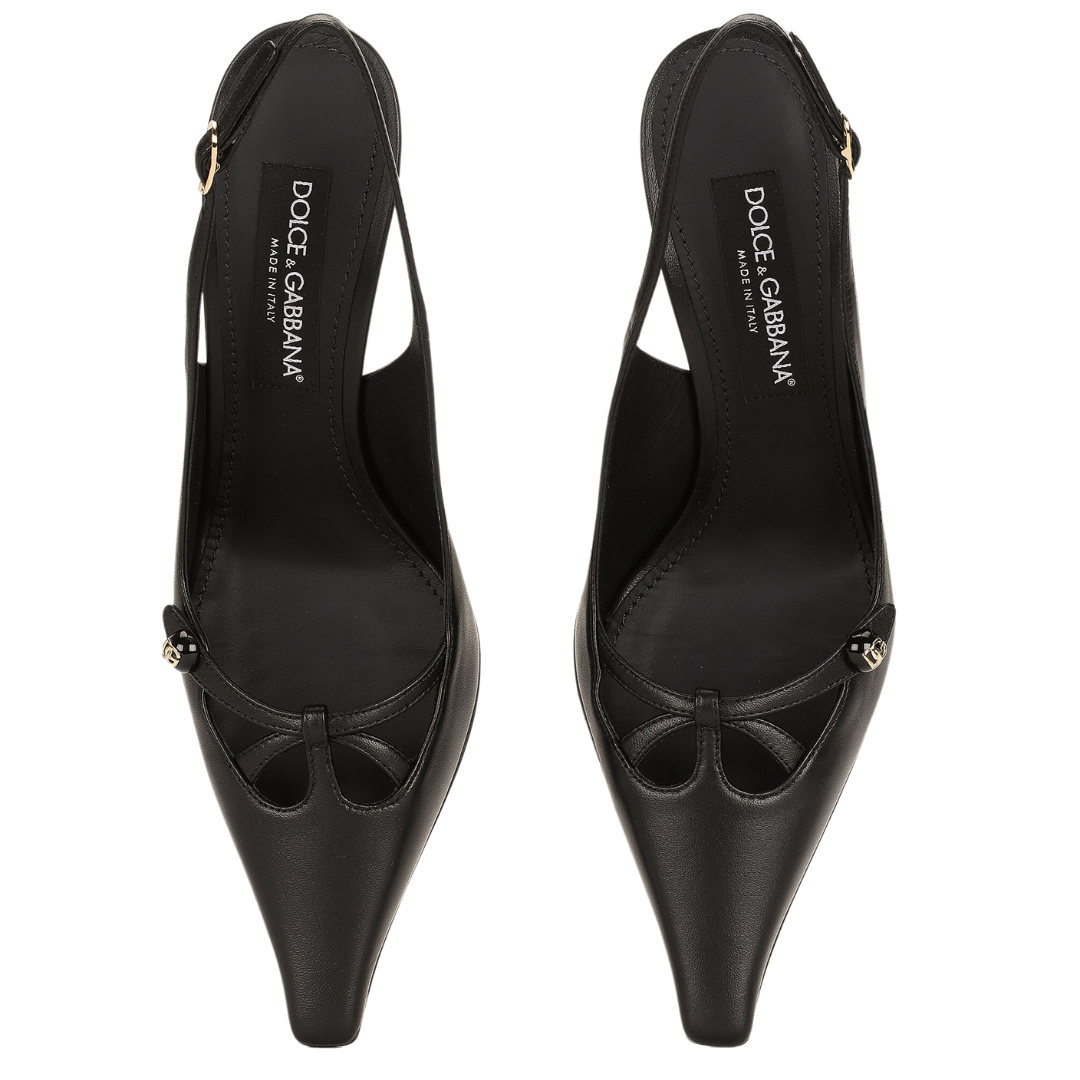 Nappaleder Slingbacks 9cm – Bild 3
