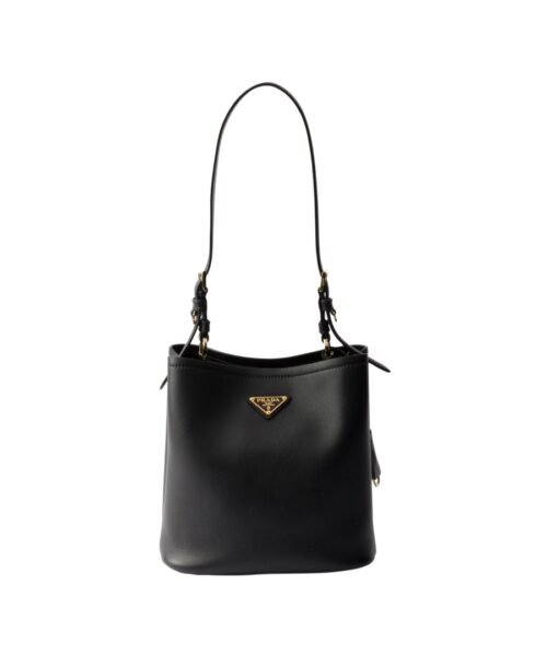 Die schwarze Ledertasche 22.5cm