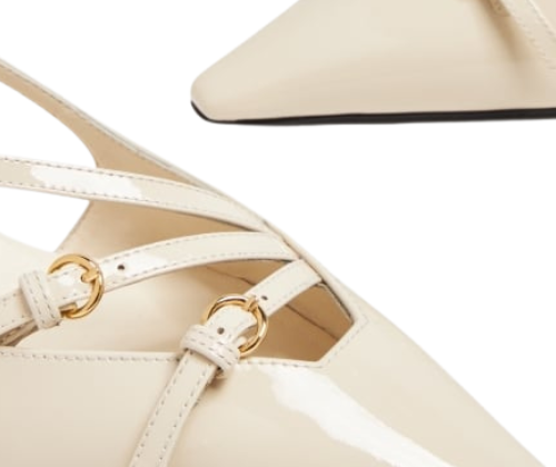 Alternative view of Slingback-Pumps mit Schnalle