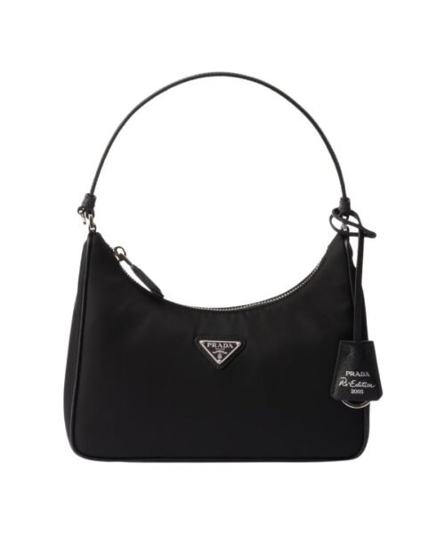 Die schwarze Re-Nylon- und Saffiano 17cm