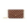 F?licie Damier Ebene Canvas Clutch 21cm