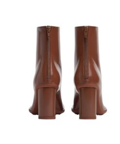 Alternative view of Leder-Stiefeletten in Braunzucker 7.5cm