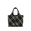 Check Tote Schwarz/Weiß 39 cm