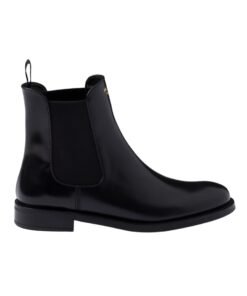 Alternative view of Stiefeletten aus geb?rstetem Leder