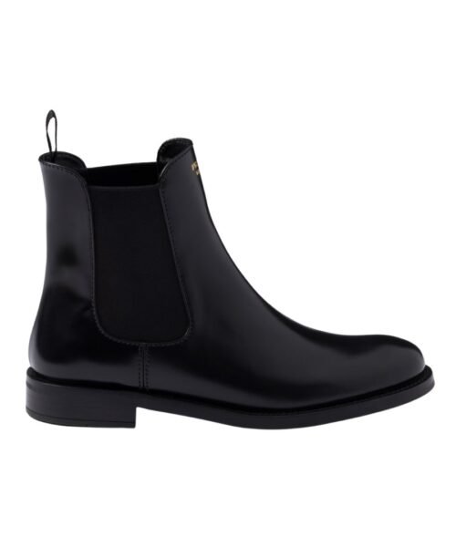 Alternative view of Stiefeletten aus geb?rstetem Leder