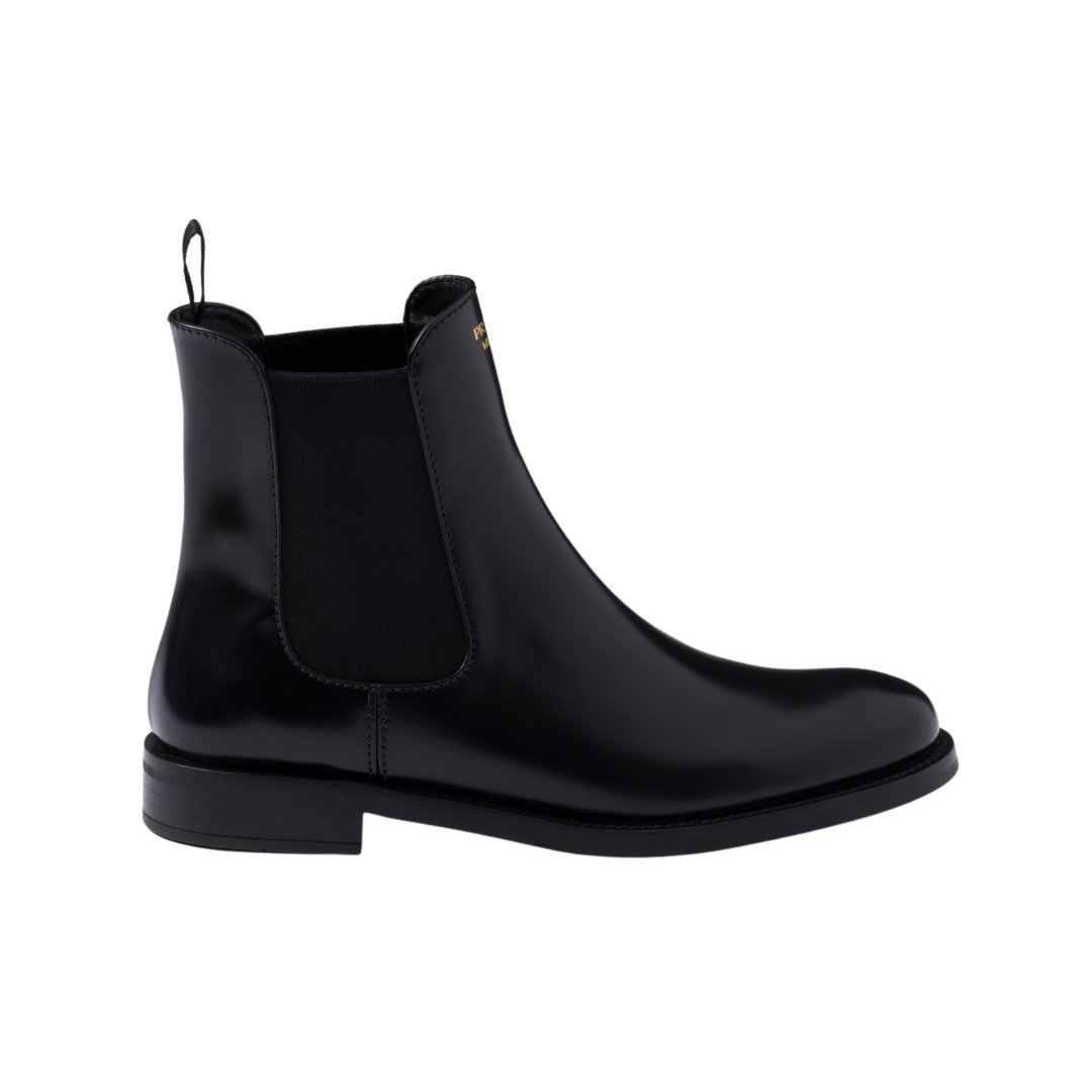 Stiefeletten aus gebürstetem Leder – Bild 2