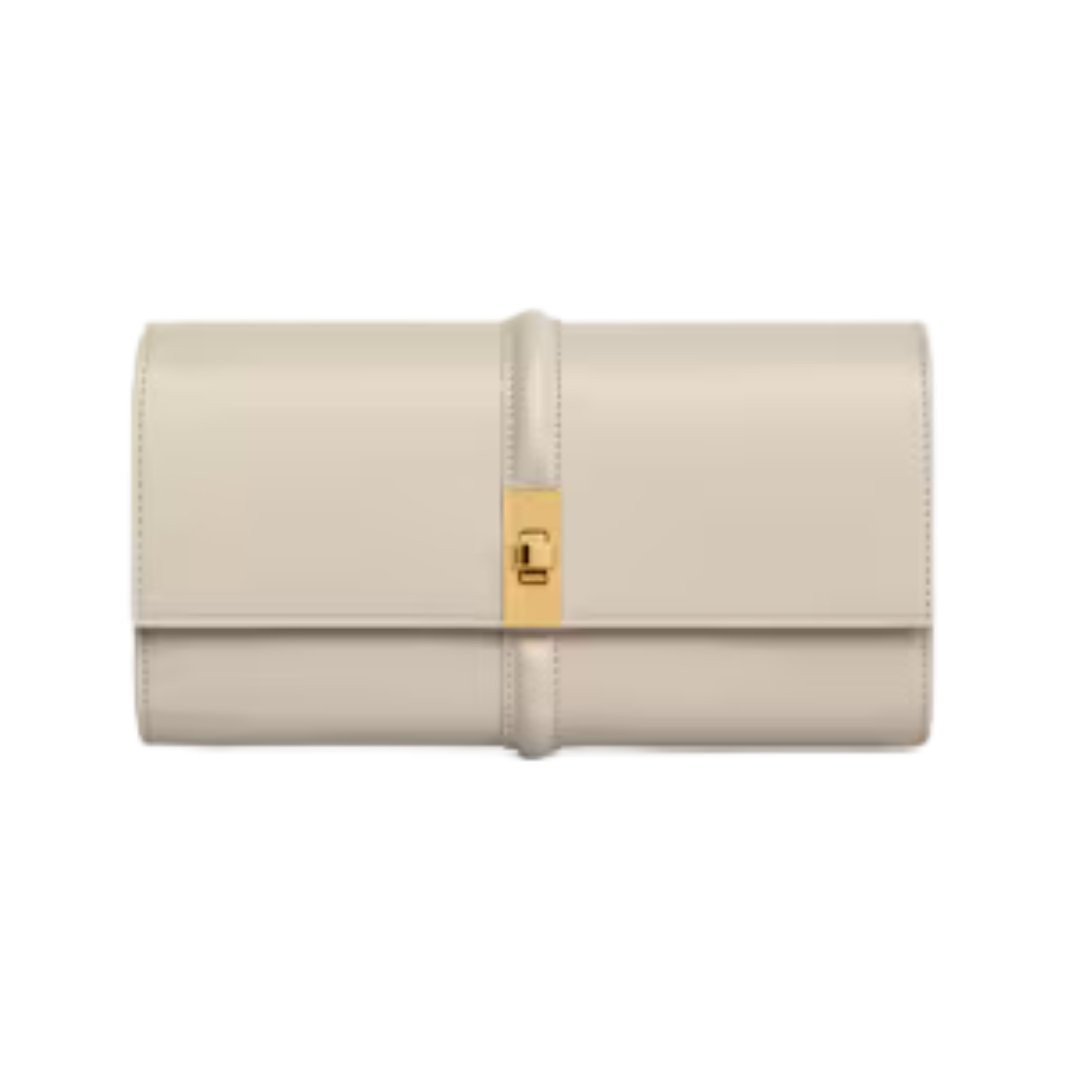 Große Brieftasche in satiniertem Finish 19cm