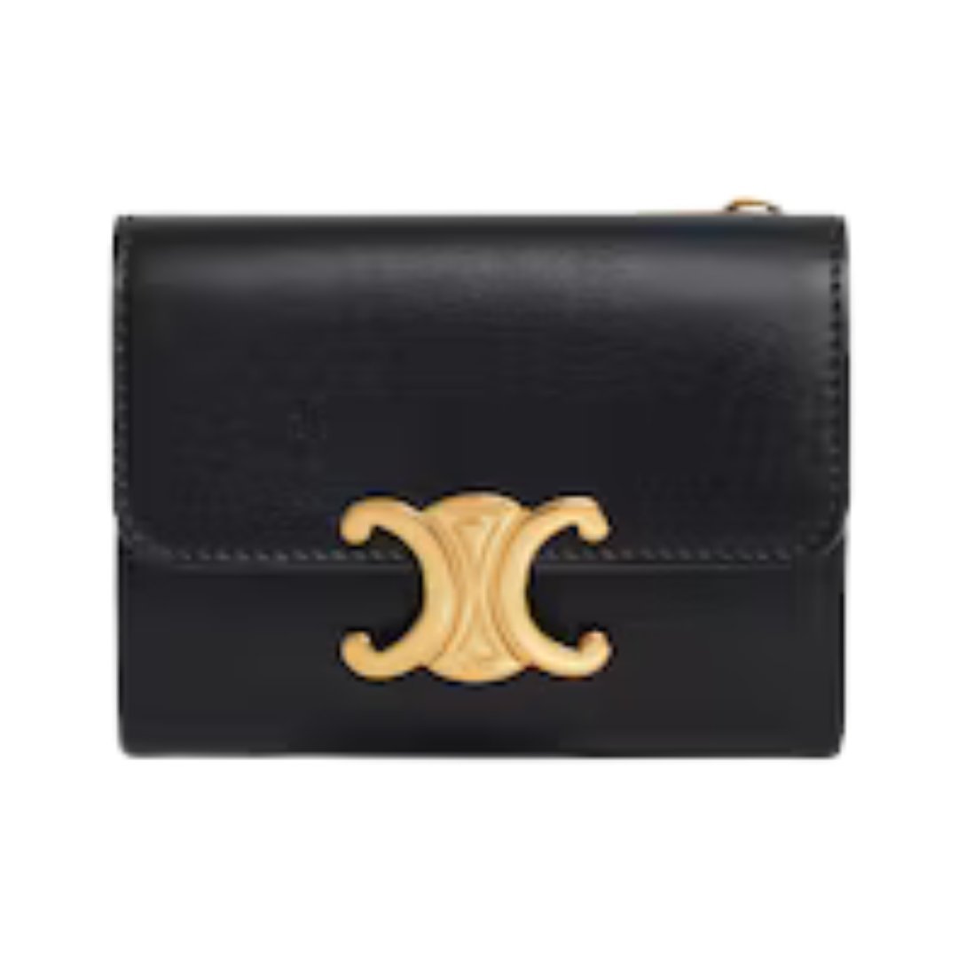Kompakte Brieftasche mit Münzfach Triomphe 10cm