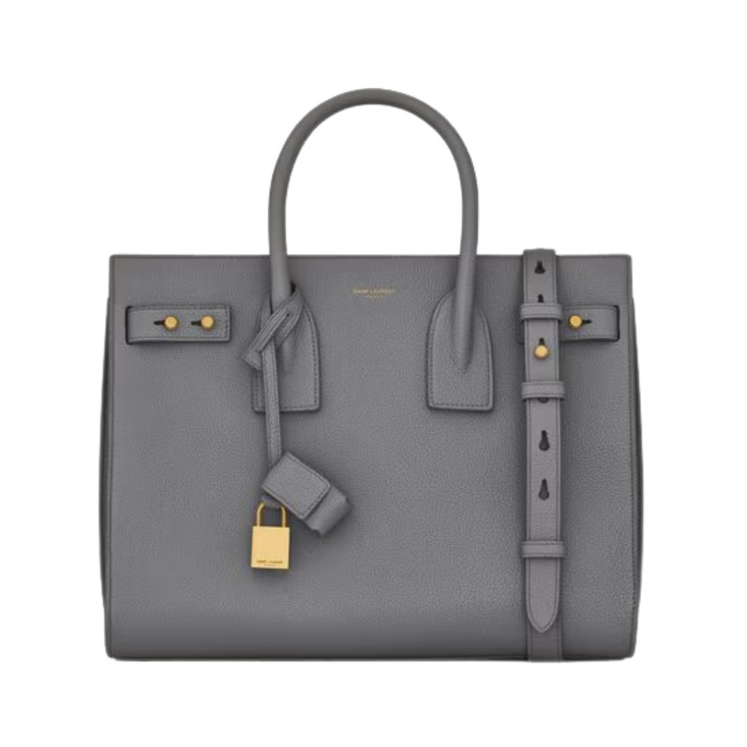 sac de jour in supple grained leather – small 32cm