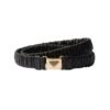 Der schwarze Leder 2cm