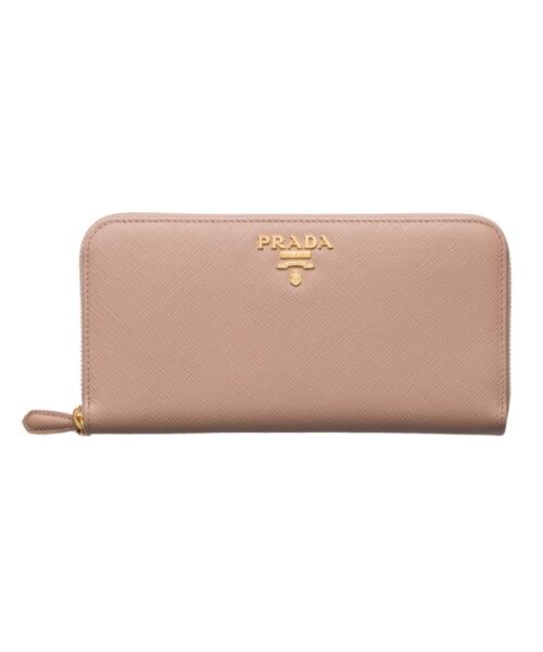 Gro?e Saffiano-Leder in Puderrosa 10.3cm