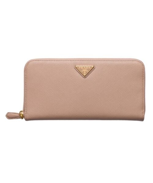 Saffiano-Leder in Puderrosa 10.3cm