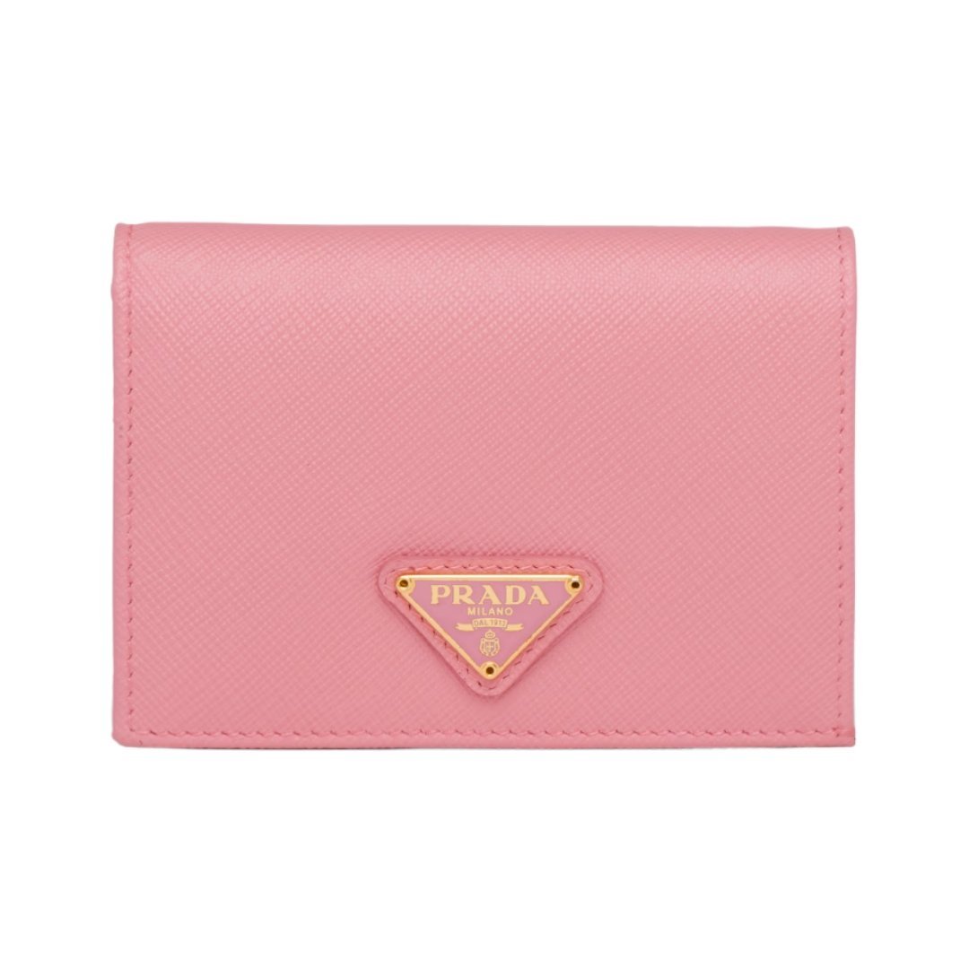 Kleine Saffiano-Leder in Blütenrosa 11.2cm