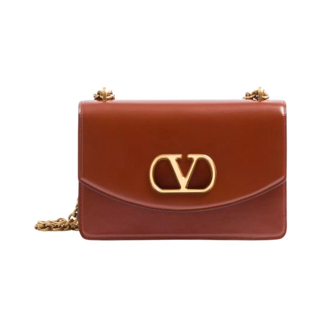 VAIN SCHULTERTASCHE AUS GLANZKALBSLEDER 24