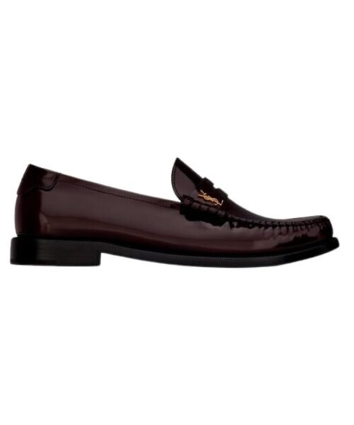 Le Loafer Penny Slippers aus gl?nzendem Leder