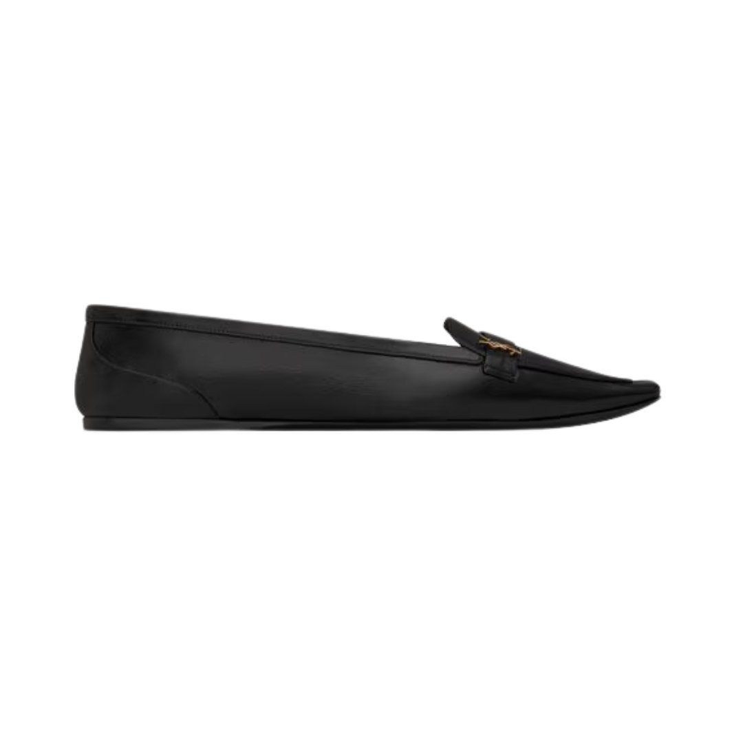 Poppy Ballerinas aus glattem Leder